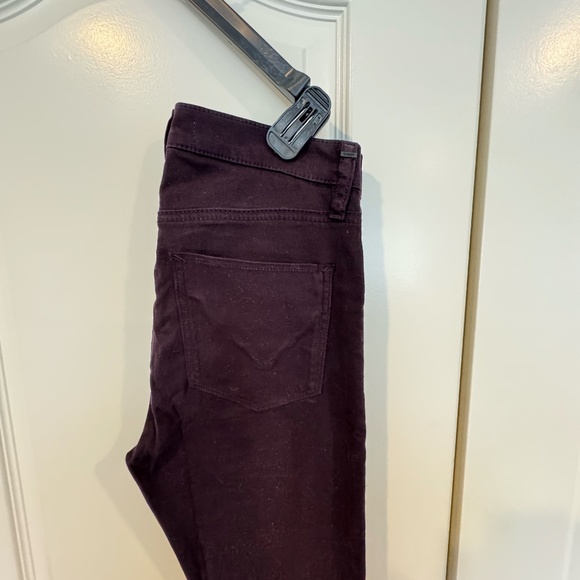 Hudson Soft Cabernet/Deep Purple Denim Sz 25 - Picture 4 of 4